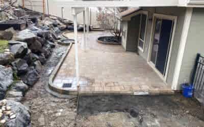 Patio Stone Renovations in Progress
